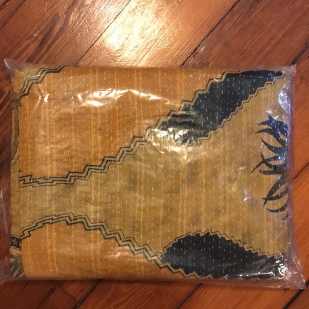 Melange Home Overdyed Kantha Throw